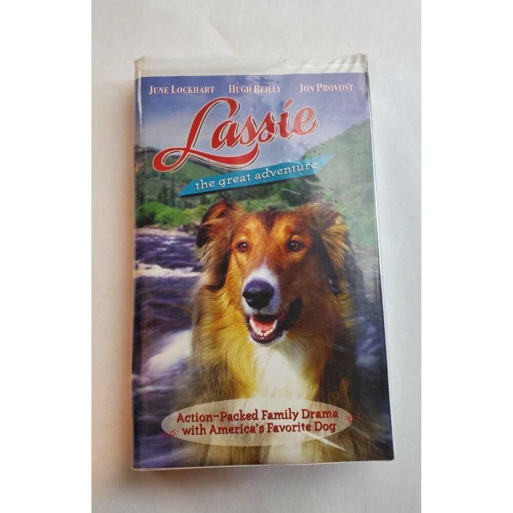 Lassie The Great Adventure VHS 1996 - June Lockhart Hugh Reilly